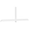 Ekena Millwork Eugene Architectural Grade PVC Gable Bracket, 108"W x 36"H x 2"D x 4"F, 8/12 Pitch GBP108X36X0204EUG00 - alternate 1